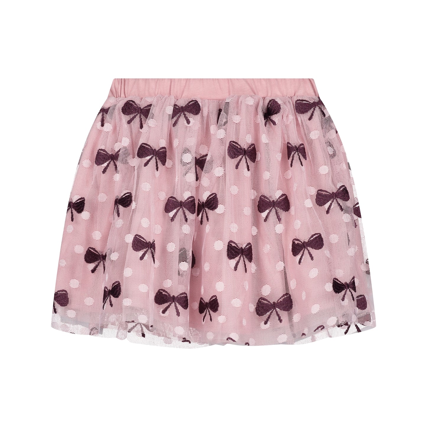 STAINS AND STORIES - WINE RED / ROZE STRIKJES ROK