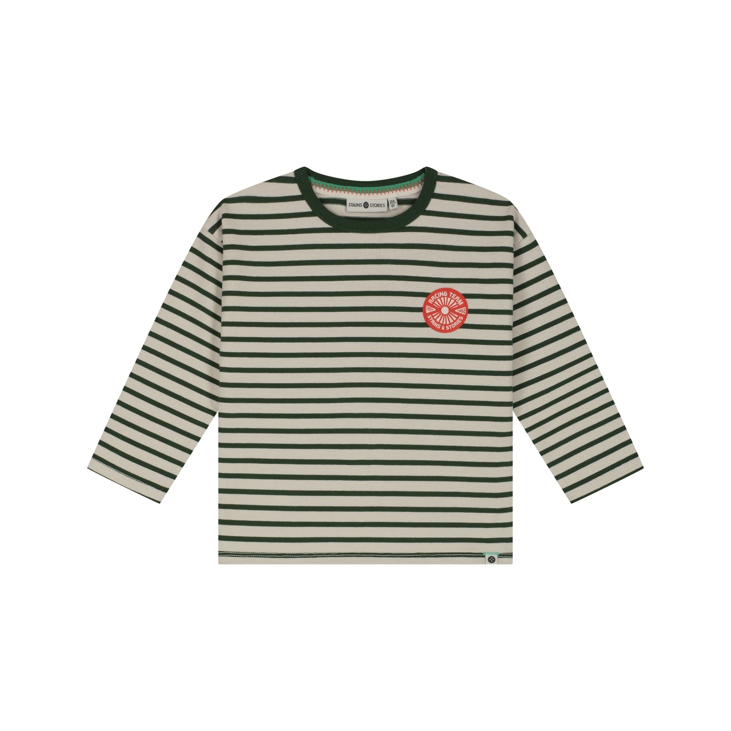 STAINS AND STORIES - FOREST GESTREEPT SHIRT