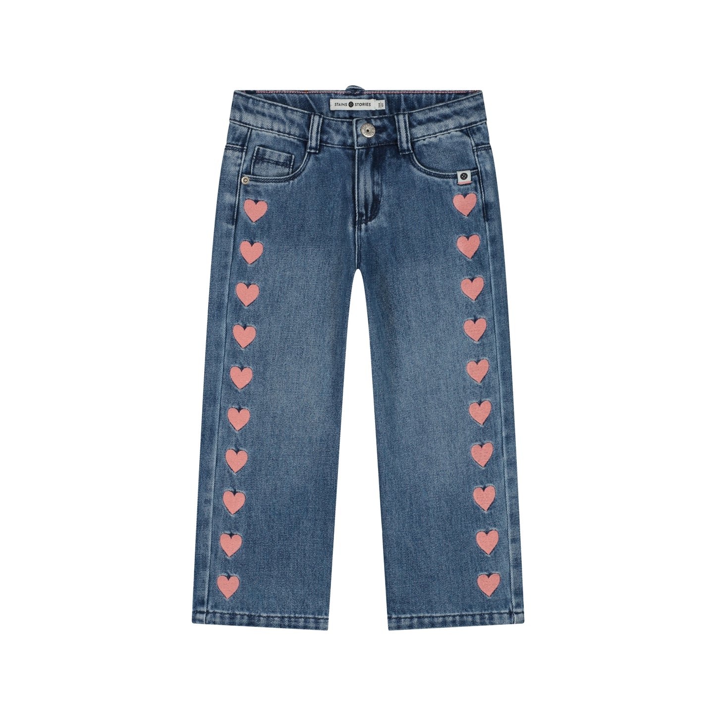 STAINS AND STORIES - DENIM MET HARTJES
