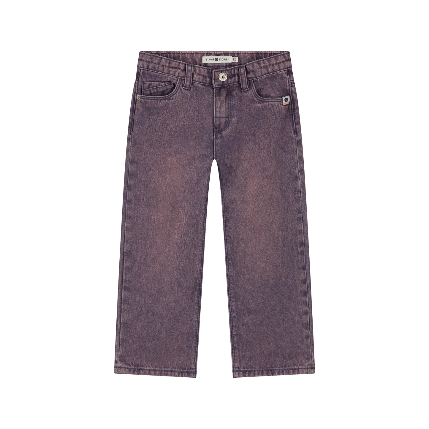 STAINS AND STORIES - GRAPE DENIM BROEK