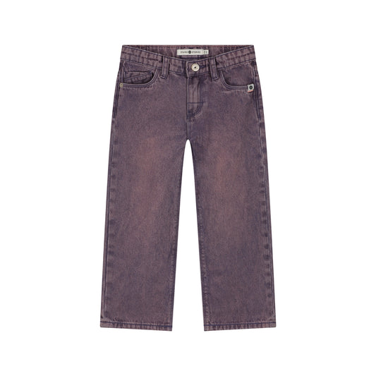 STAINS AND STORIES - GRAPE DENIM BROEK