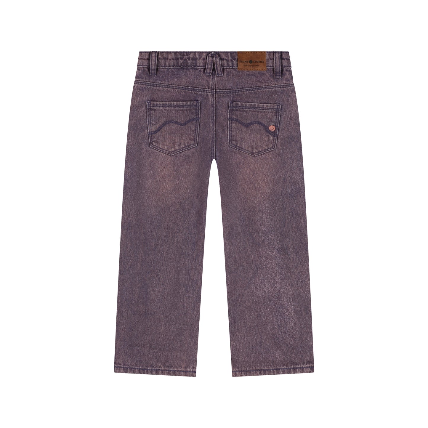 STAINS AND STORIES - GRAPE DENIM BROEK