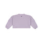 STAINS AND STORIES - CROPPED SWEATER LILAC