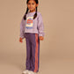 STAINS AND STORIES - CROPPED SWEATER LILAC