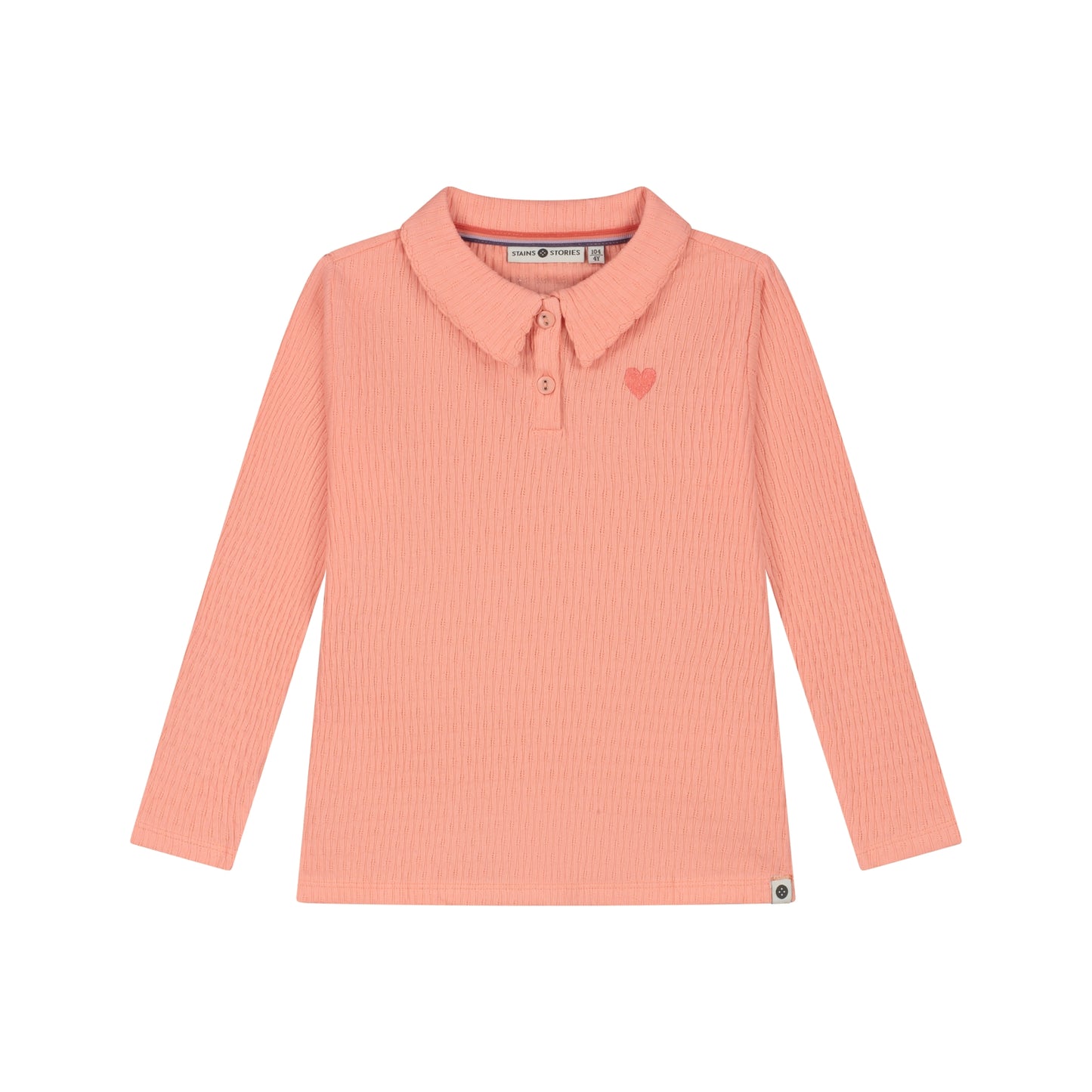 STAINS AND STORIES - SALMON POLO
