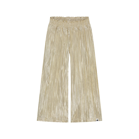 STAINS AND STORIES - GOLD WIDE LEG BROEK