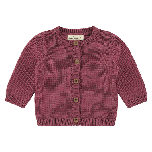 A TINY STORY - VEST CRANBERRY