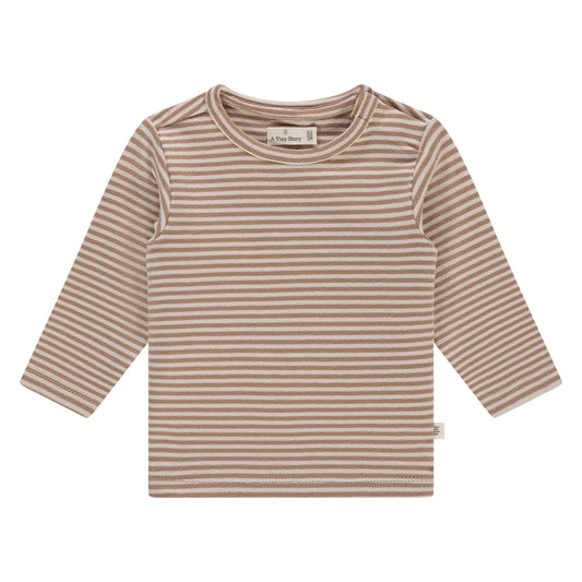 A TINY STORY - COOKIE GESTREEPT SHIRT