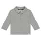 A TINY STORY - STEEL POLO MET LANGE MOUW