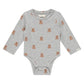 A TINY STORY - GREY MELANGE BEER ROMPER