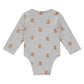 A TINY STORY - GREY MELANGE BEER ROMPER