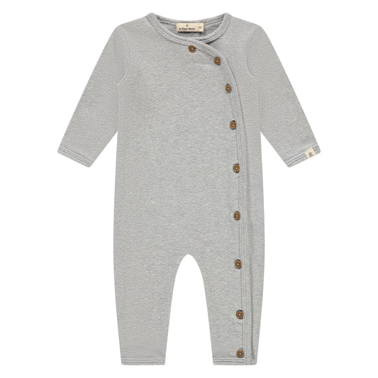 A TINY STORY - GREY MELANGE BODYSUIT