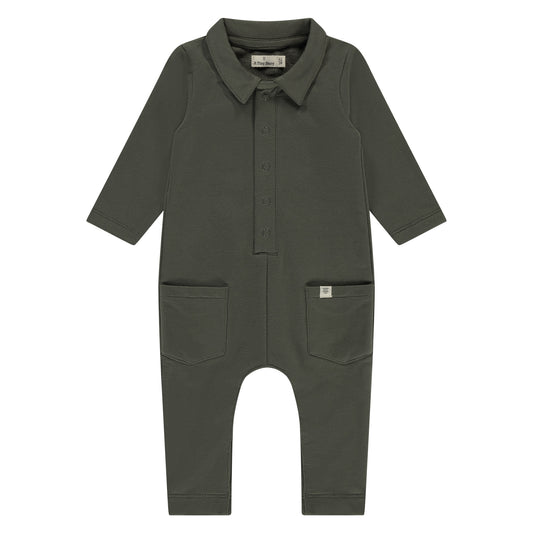 A TINY STORY - BASIL JUMPSUIT