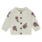 A TINY STORY - VEST ECRU ROOSJES