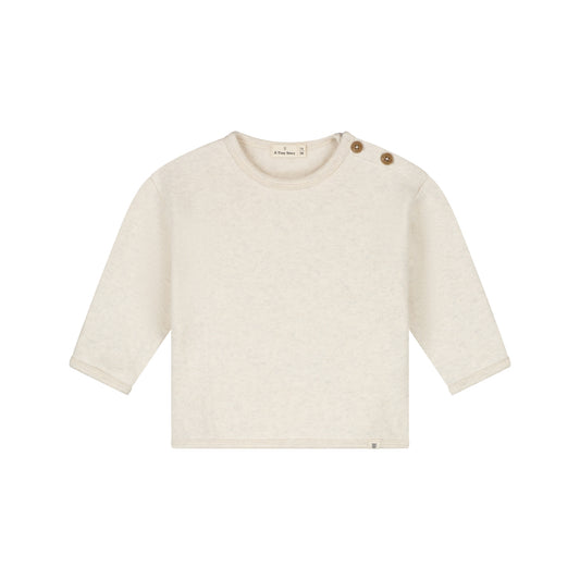 A TINY STORY - SHIRT ECRU MELANGE