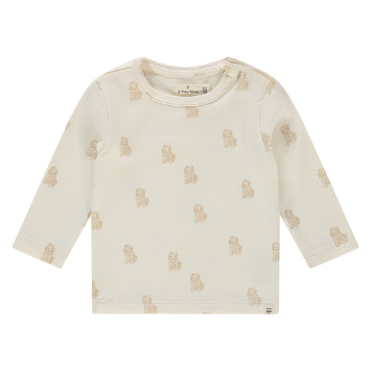 A TINY STORY - SHIRT LABRADOODLE ECRU