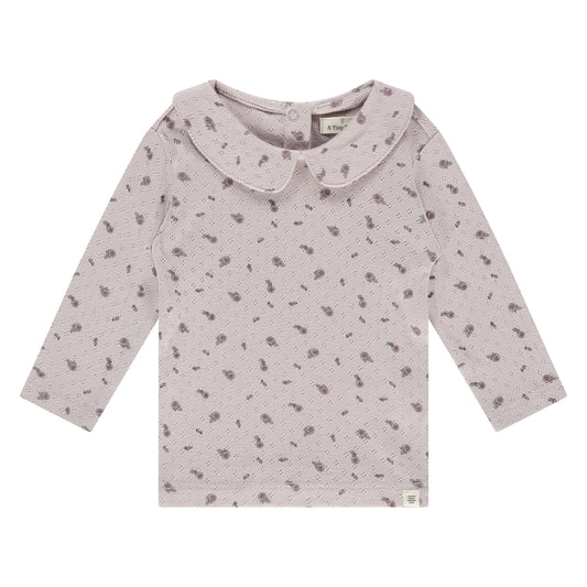A TINY STORY - SHIRT MET KRAAG MAUVE