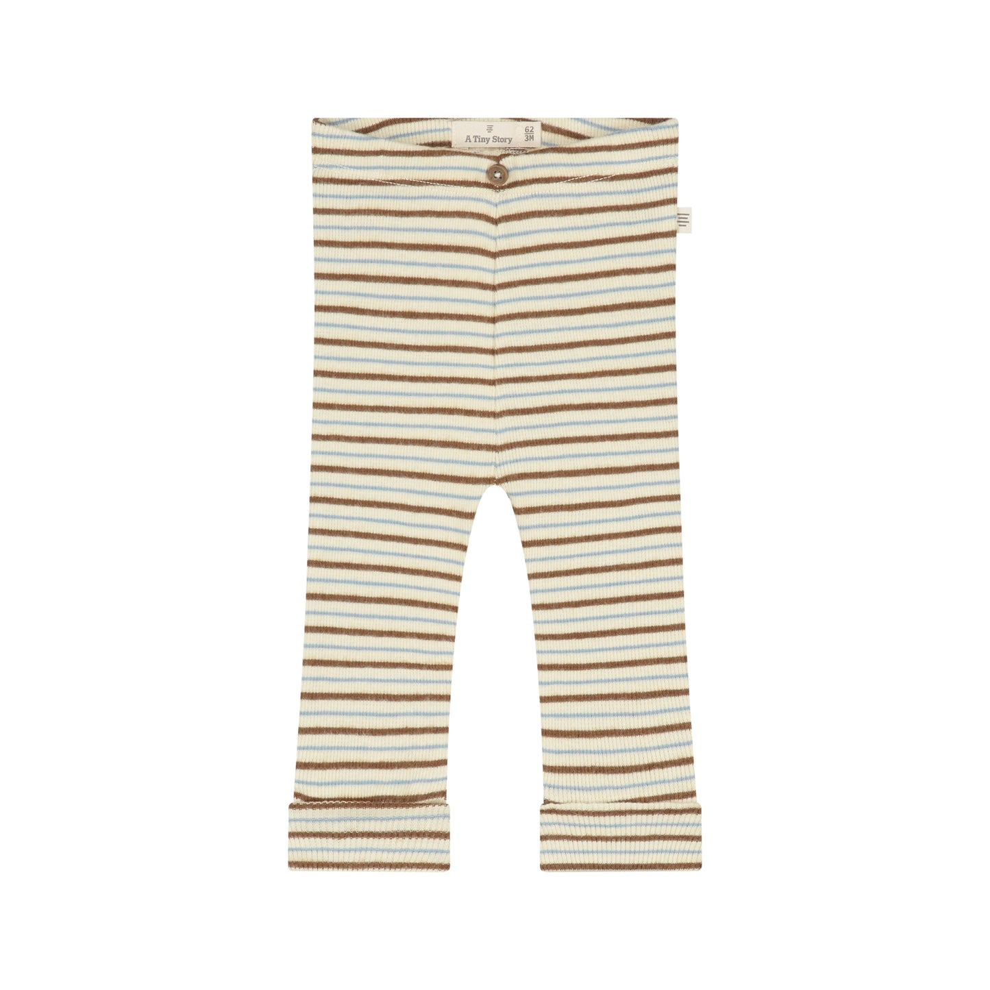 A TINY STORY - BLAUW/BRUIN IVORY LEGGING