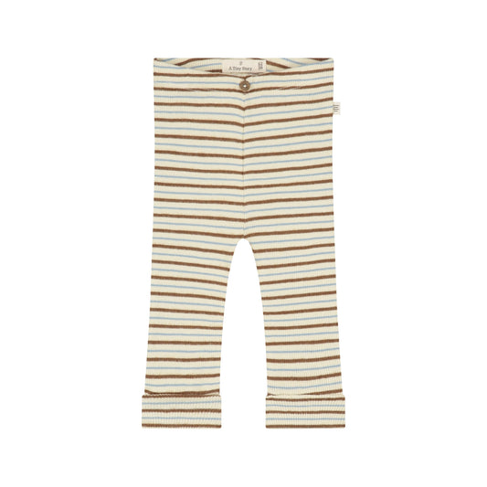 A TINY STORY - BLAUW/BRUIN IVORY LEGGING