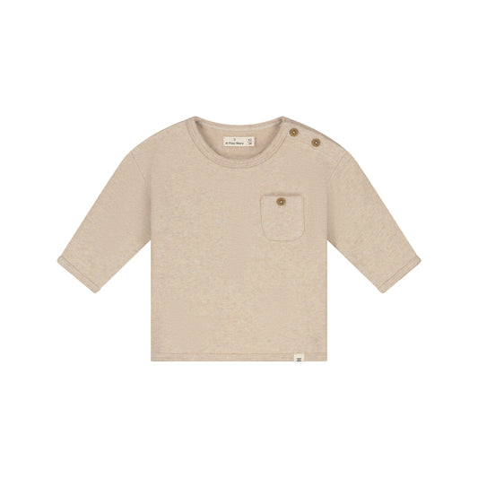 A TINY STORY - BEIGE MELANGE SHIRT