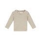 A TINY STORY - SHIRT IVORY/BRUIN/BLAUW