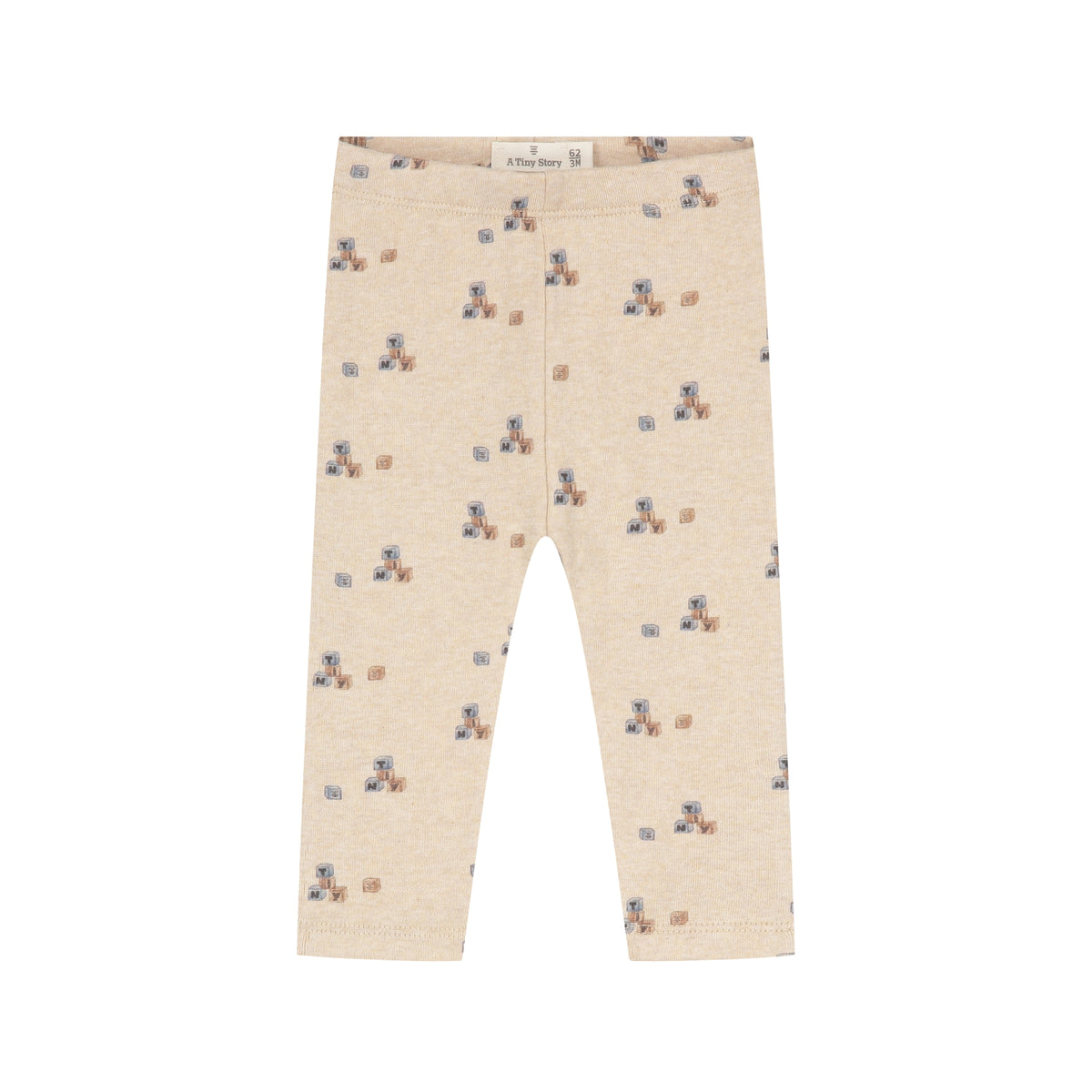 A TINY STORY - LEGGING BEIGE MELANGE BLOKJES