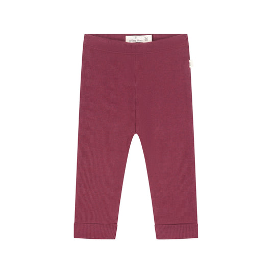 A TINY STORY - LEGGING DARK RED