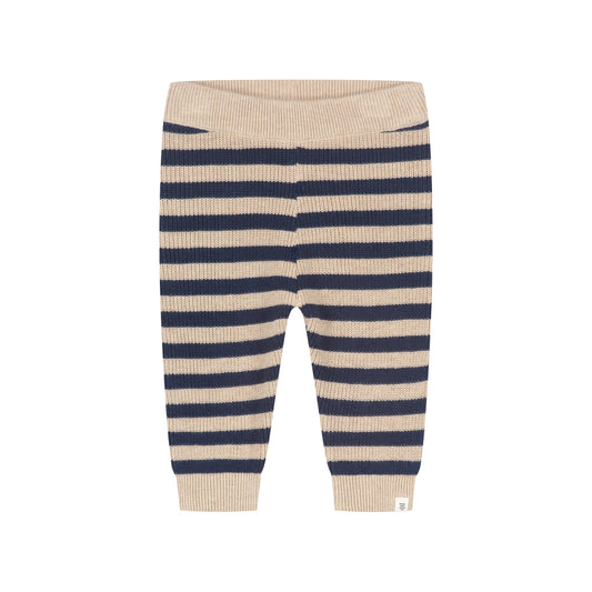 A TINY STORY - DARK BLUE GESTREEPT BROEKJE