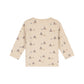 A TINY STORY - BABY SHIRT BEIGE MELANGE BLOKJES