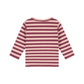 A TINY STORY - BABY SHIRT GESTREEPT DARK RED