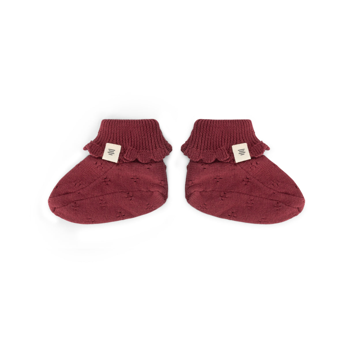 A TINY STORY - DARK RED SLOFJES