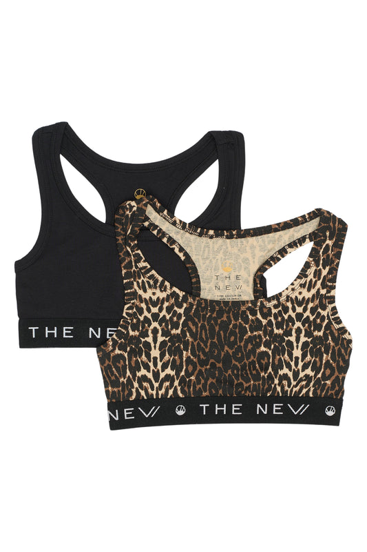 THE NEW - TOP 2-PACK LEOPARD