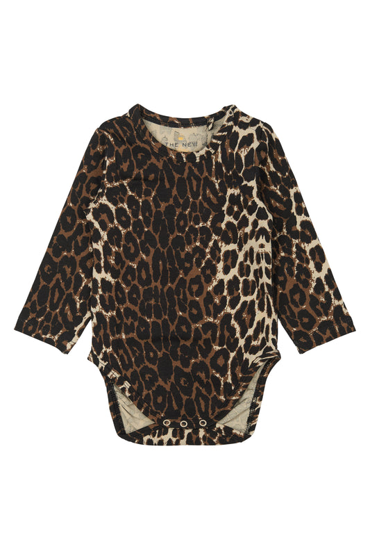 THE NEW - PENNY LEOPARD ROMPER