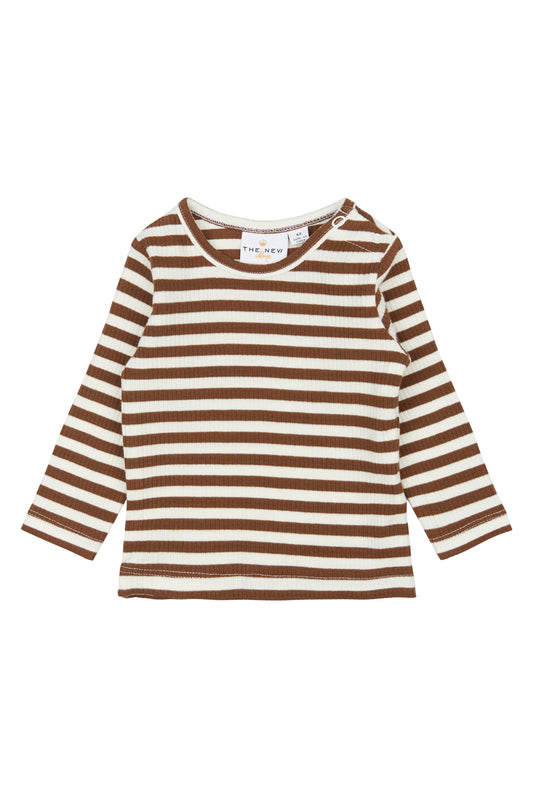 THE NEW - TOFFEE STRIPED SHIRT