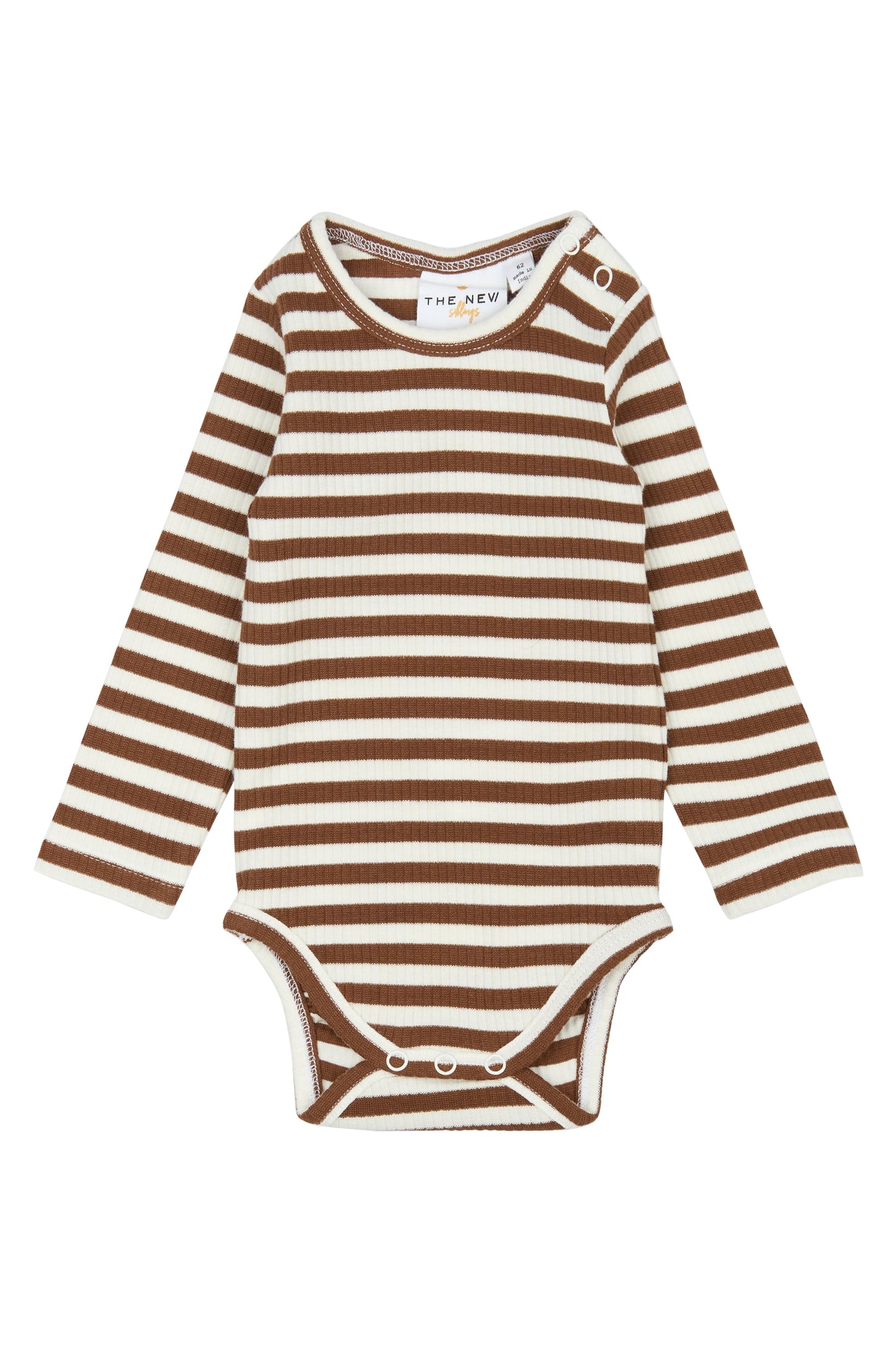 THE NEW - TOFFEE STRIPED ROMPER