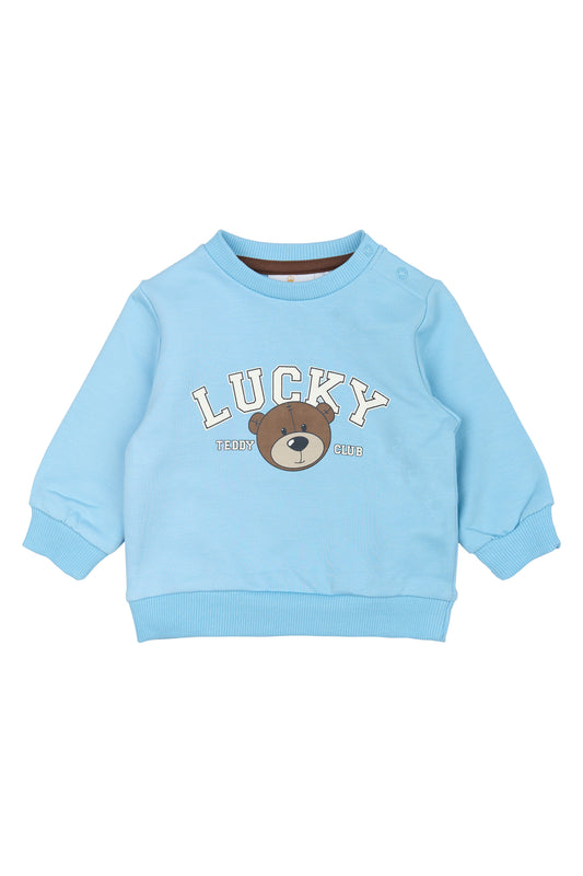THE NEW - LUCKY SWEATER BLAUW