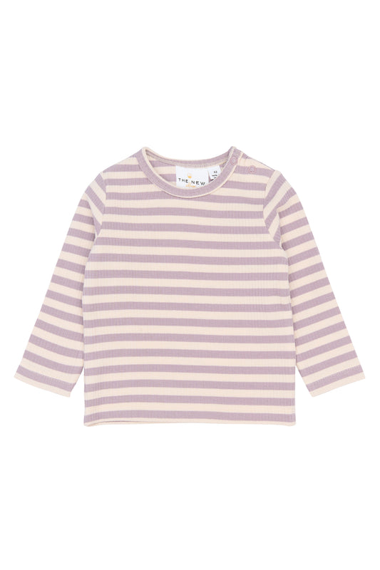 THE NEW - FRO STRIPED TEE SEA FOG