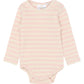 THE NEW - FRO PEACH STRIPED ROMPER