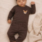 THE NEW - YIKI SWEAT BABY BROEK CHESTNUT