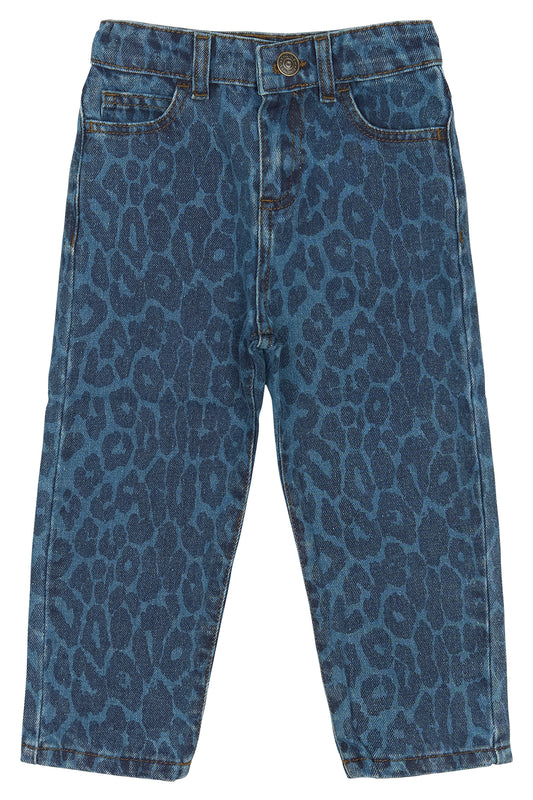 THE NEW - PEARL WORTEL BROEK LEOPARD