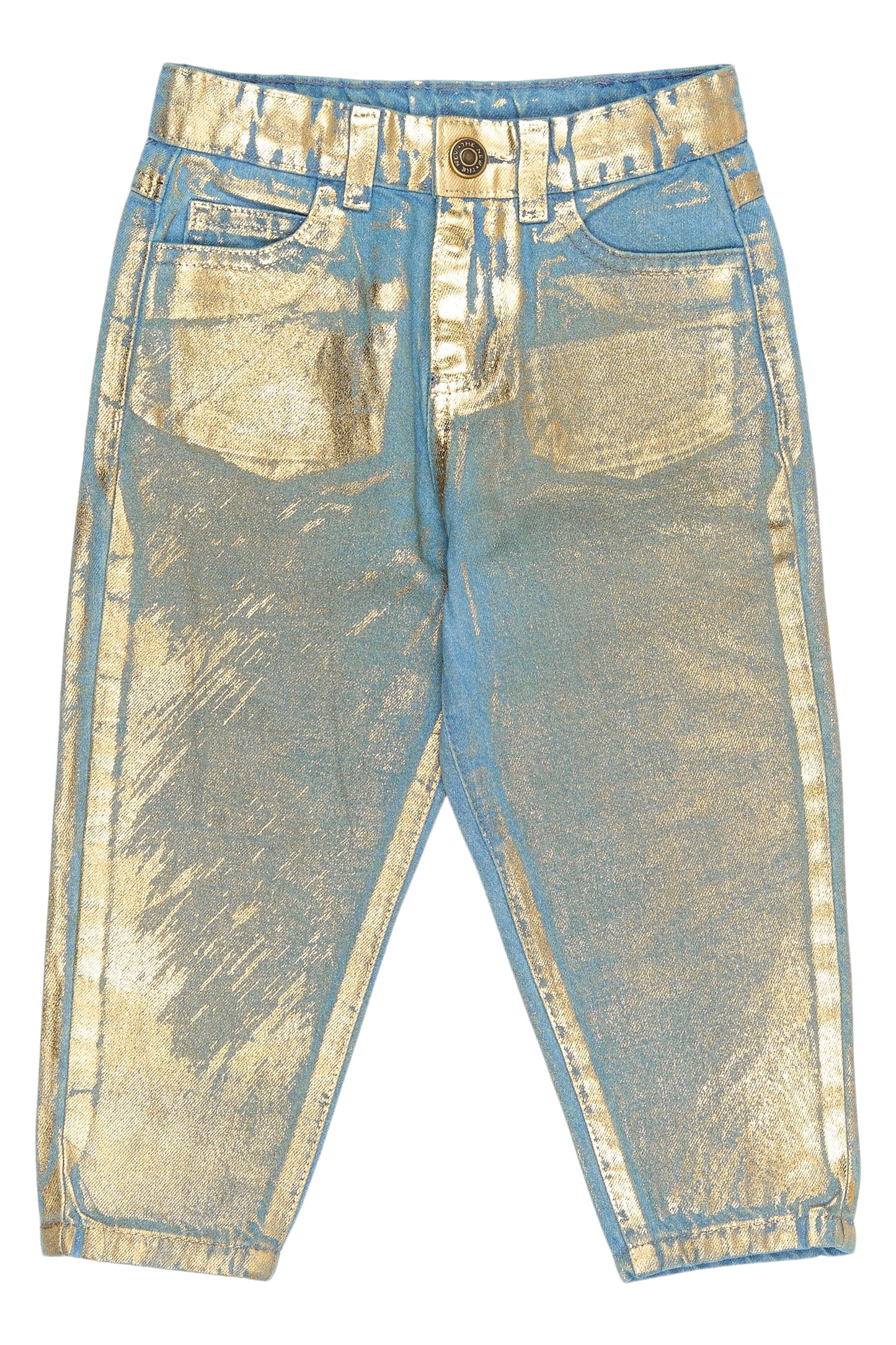 THE NEW - ROXANNE DENIM GOUD WORTEL BROEK