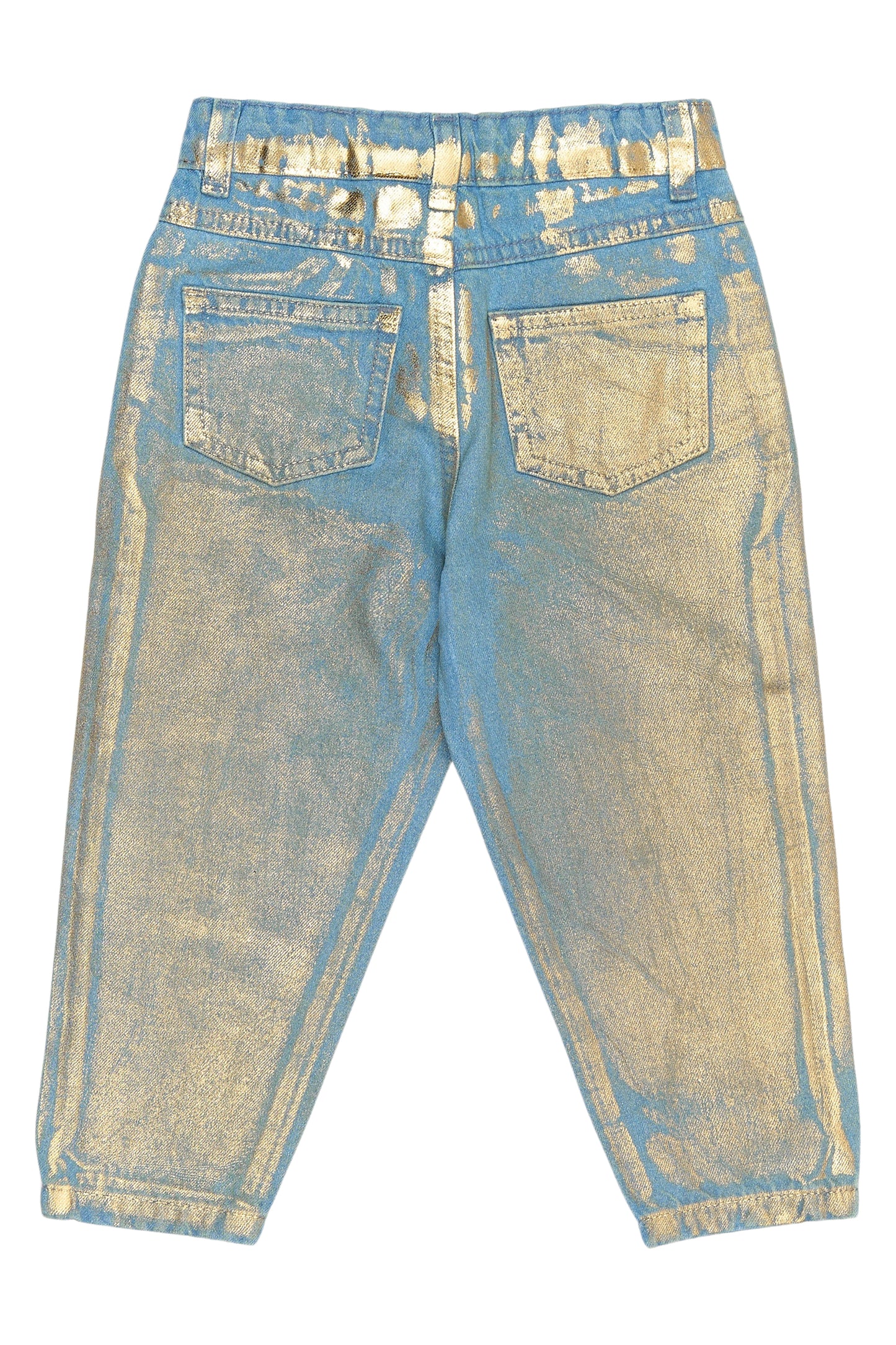 THE NEW - ROXANNE DENIM GOUD WORTEL BROEK