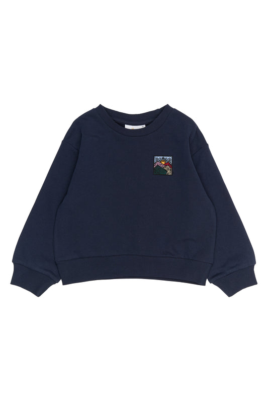 THE NEW - ROLANDO SWEATSHIRT NAVY BLAZER