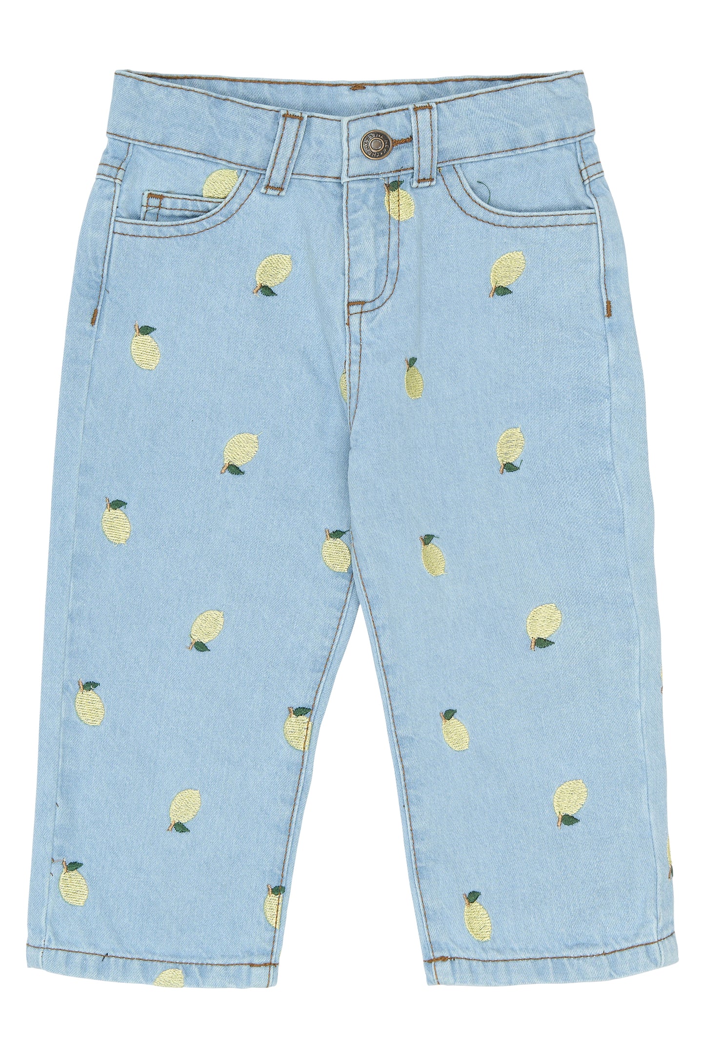 THE NEW - SAJA LEMON DENIM BROEK