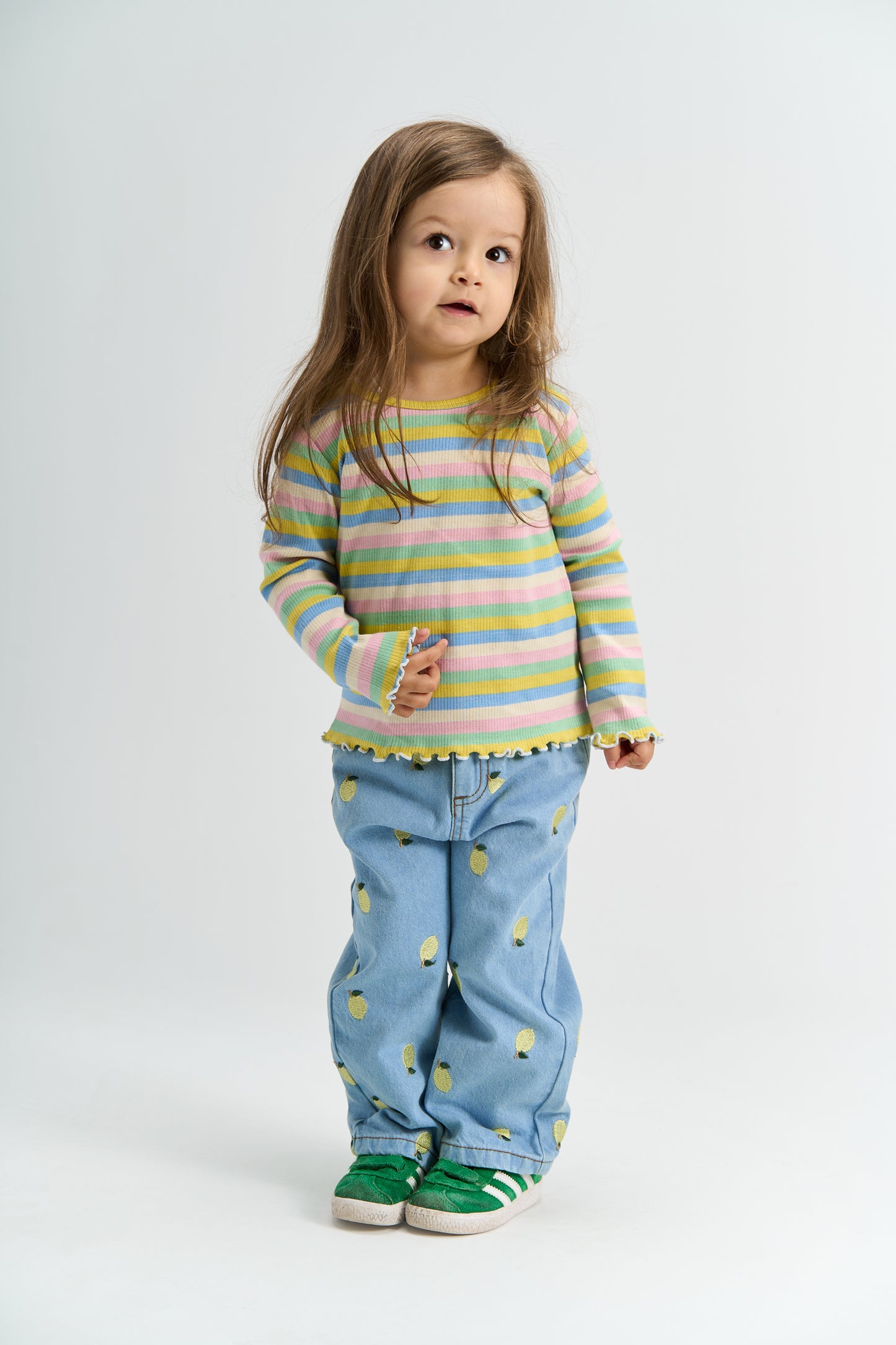 THE NEW - SAJA LEMON DENIM BROEK