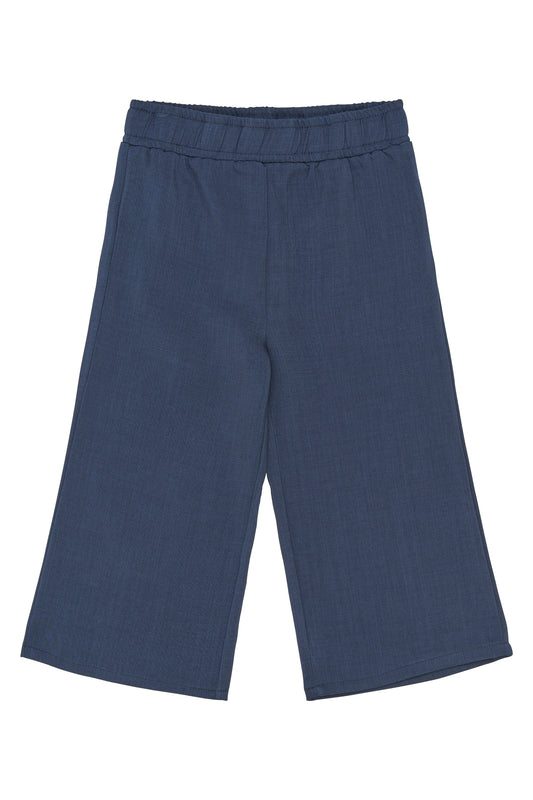 THE NEW - NAVY WIDE LEG BROEK