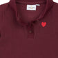 THE NEW - VERNINA POLOSHIRT BURGUNDY