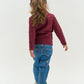 THE NEW - VERNINA POLOSHIRT BURGUNDY