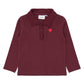 THE NEW - VERNINA POLOSHIRT BURGUNDY