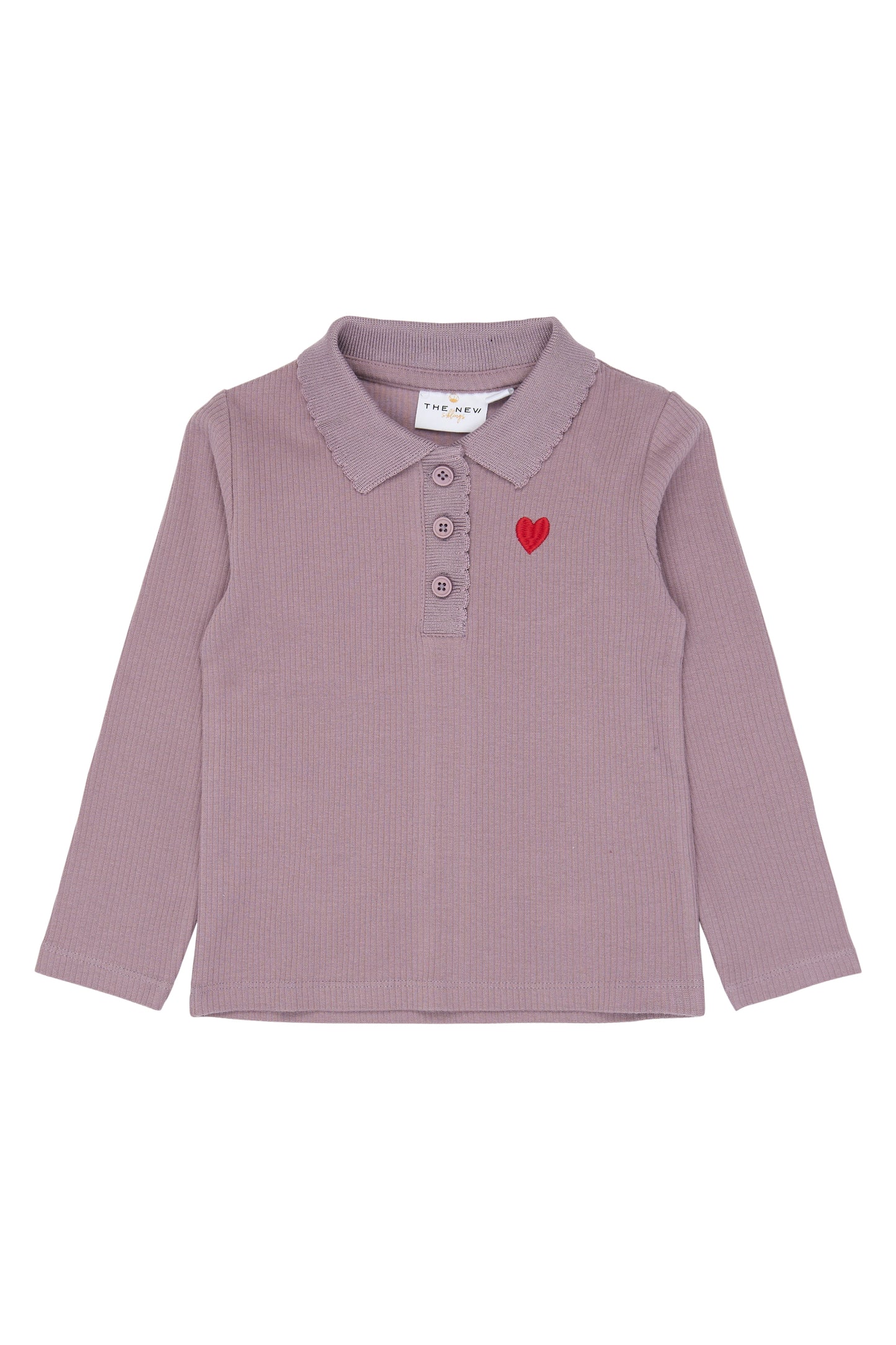 THE NEW - VERNINA POLOSHIRT ELDERBERRY